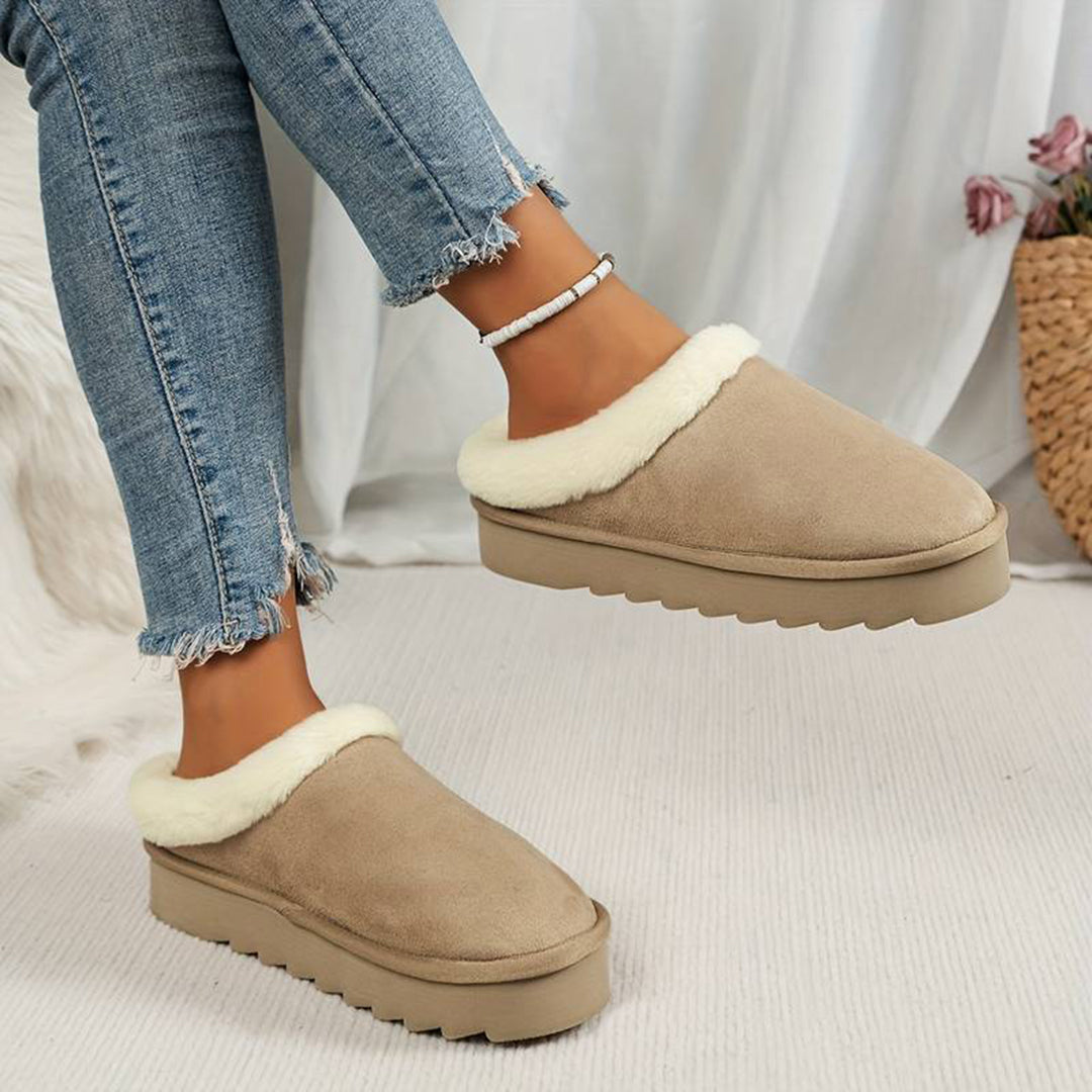 LuxeHiver - Chaussons Chauffants en Laine Écologique