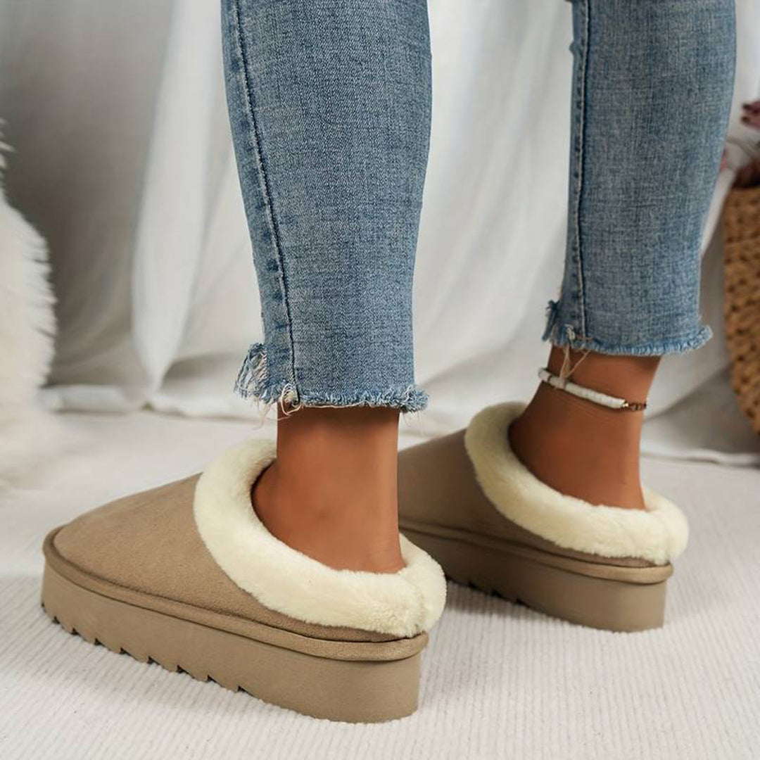 LuxeHiver - Chaussons Chauffants en Laine Écologique