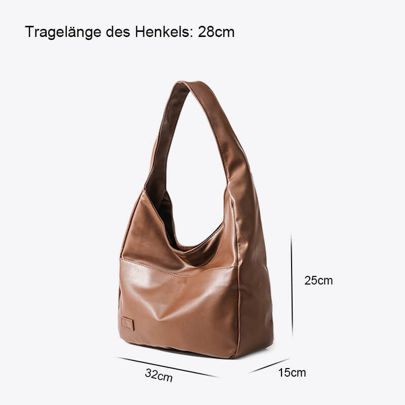 Sac Hobo en Cuir Élégant Livia | Sac Bandoulière Chic et Moderne en Cuir Haut de Gamme