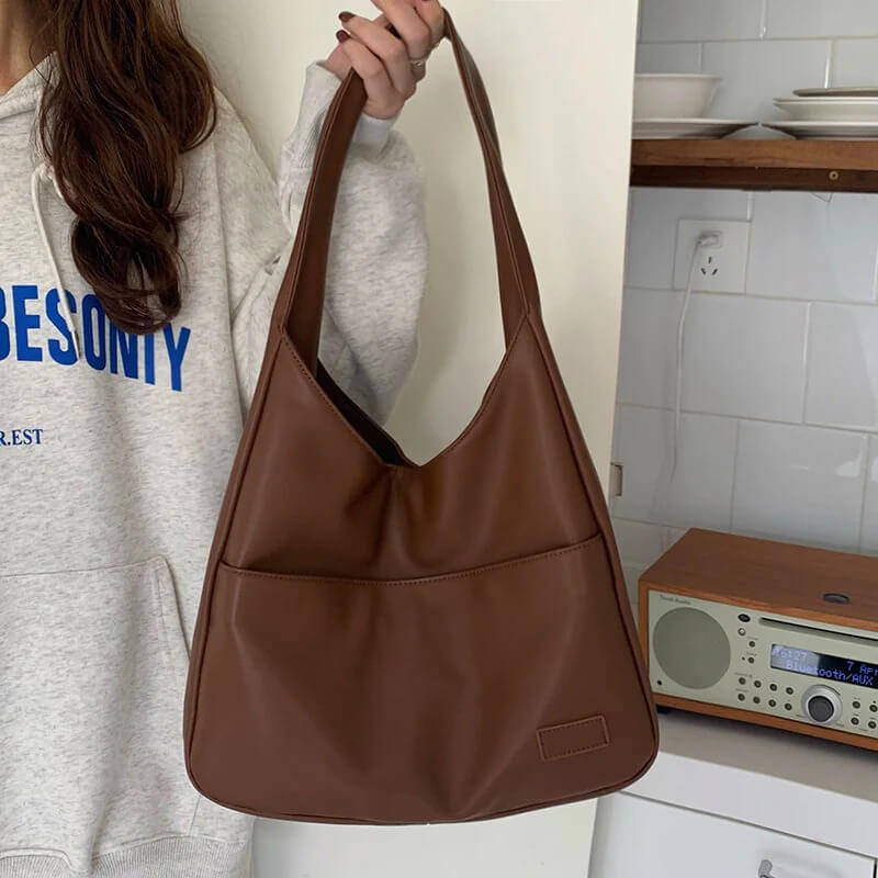 Sac Hobo en Cuir Élégant Livia | Sac Bandoulière Chic et Moderne en Cuir Haut de Gamme