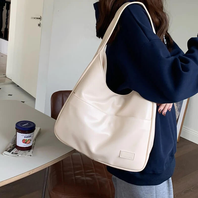 Sac Hobo en Cuir Élégant Livia | Sac Bandoulière Chic et Moderne en Cuir Haut de Gamme