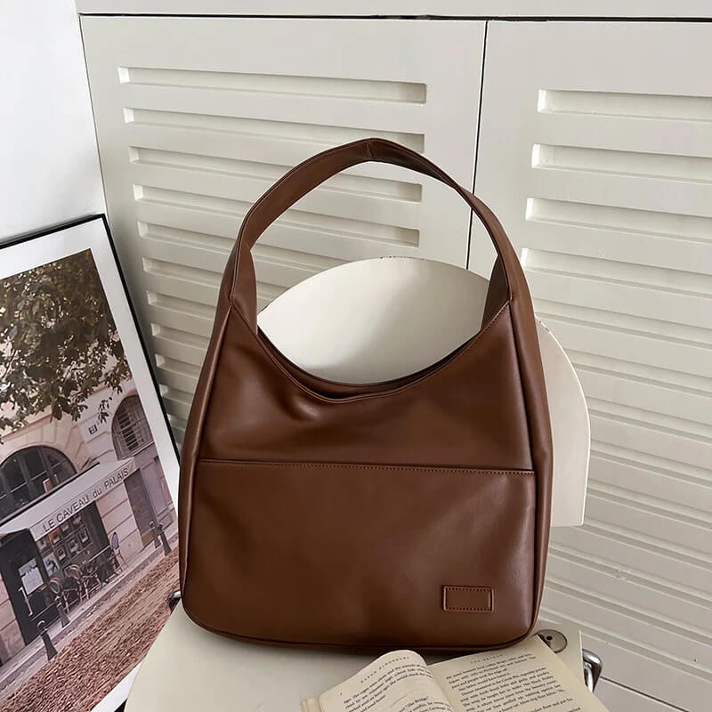 Sac Hobo en Cuir Élégant Livia | Sac Bandoulière Chic et Moderne en Cuir Haut de Gamme