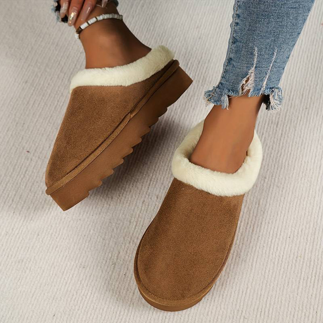 LuxeHiver - Chaussons Chauffants en Laine Écologique