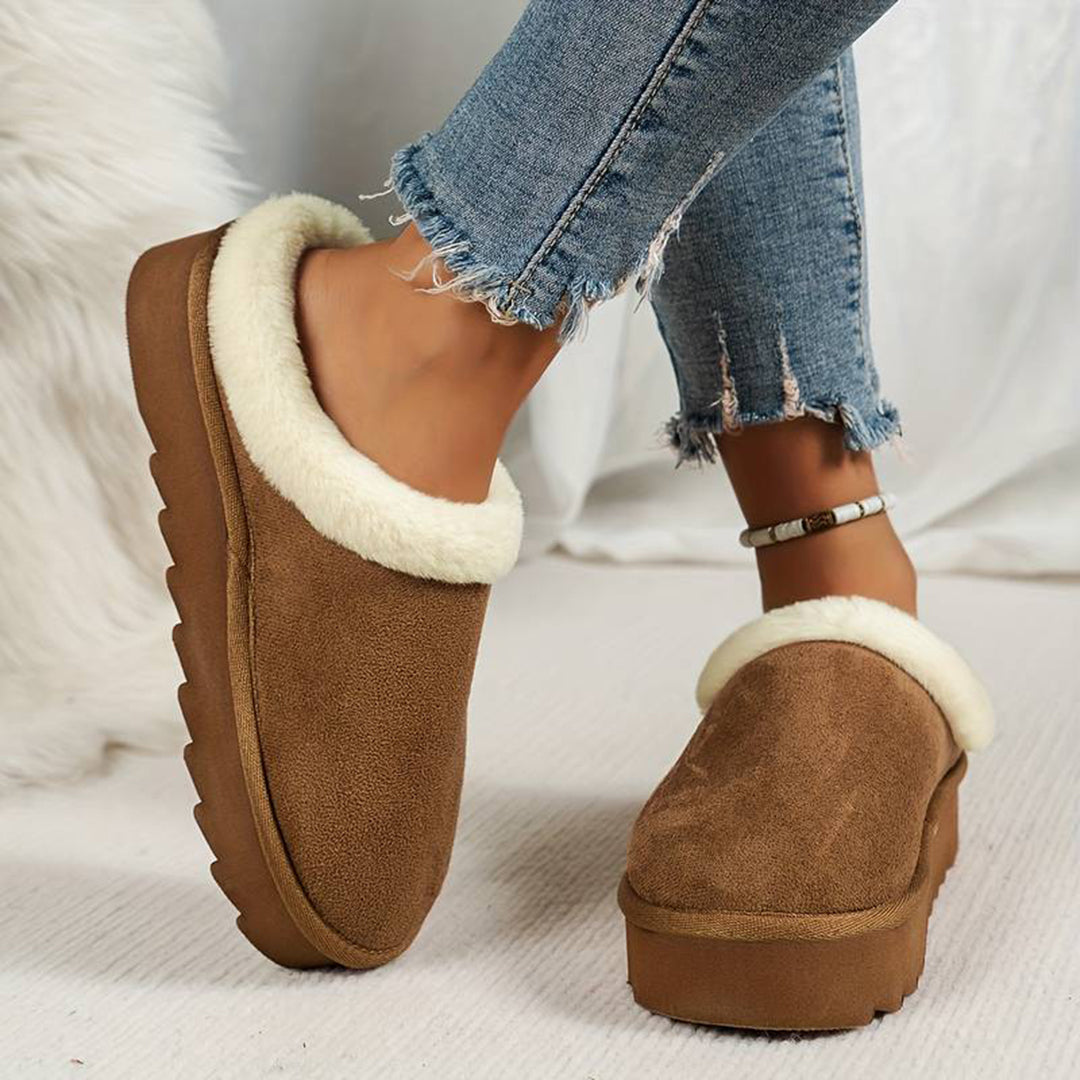 LuxeHiver - Chaussons Chauffants en Laine Écologique