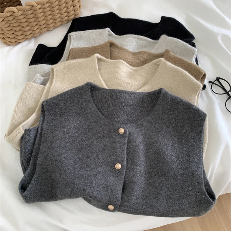 Olino - Cardigan en tricot élégant pour superpositions automnales