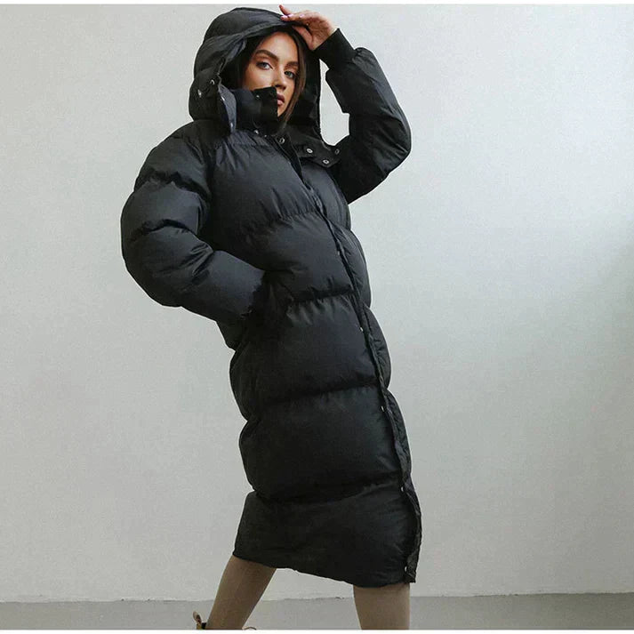 Luxe Hiver - Manteau long en laine épaisse et confortable