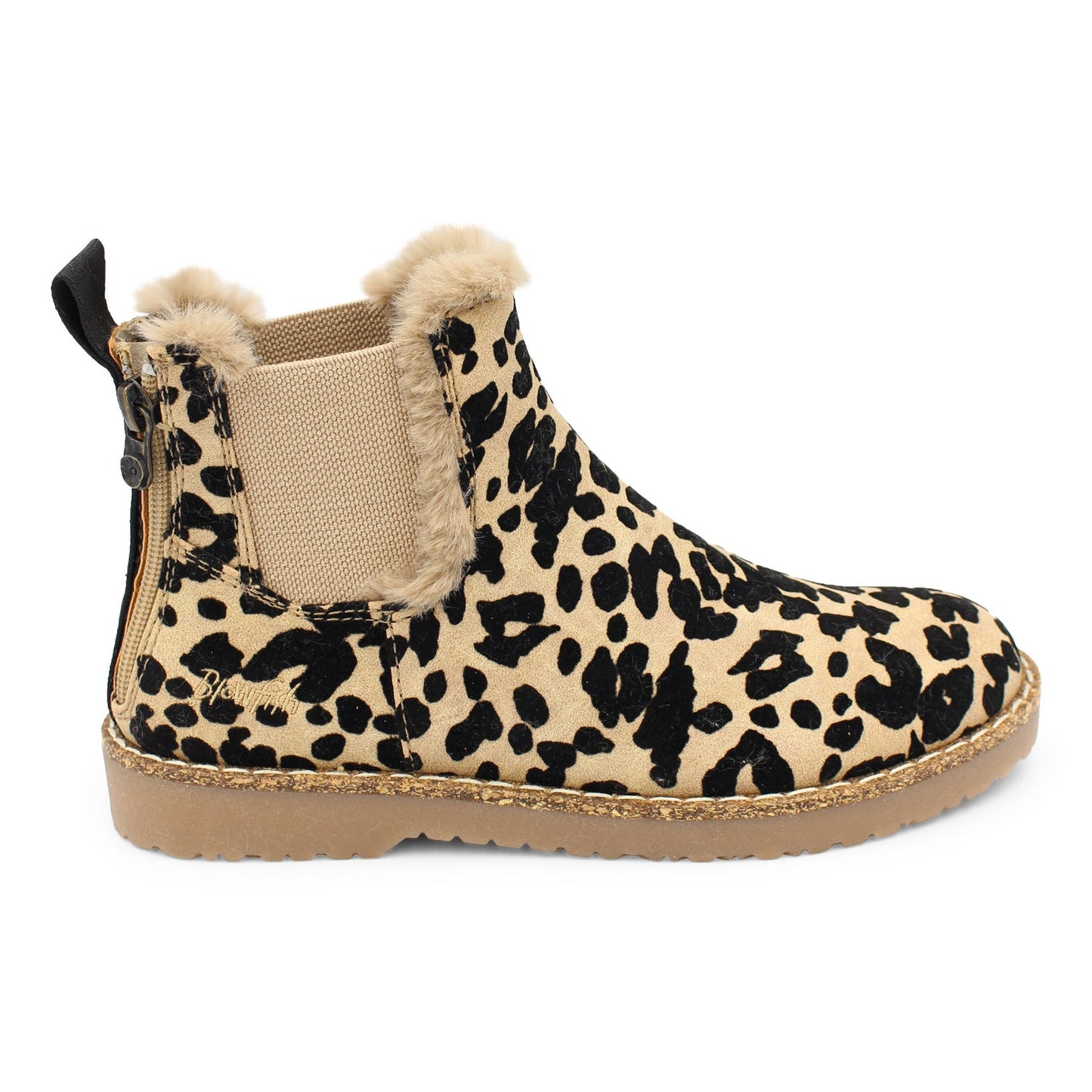 Luxeur - Bottines Chelsea Femme Imprimé Fauve élégant