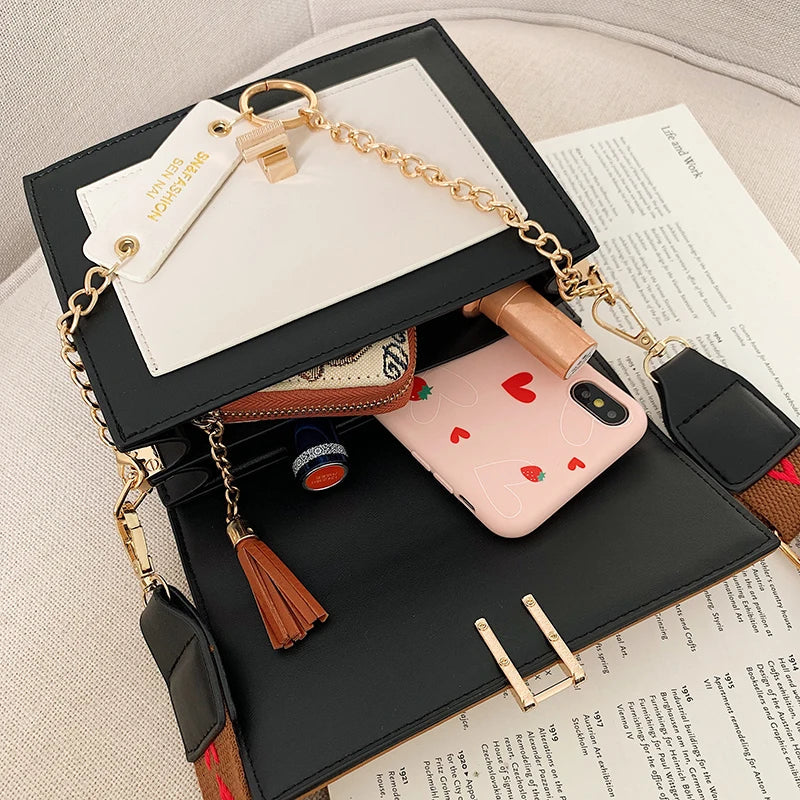 Sac à main élégant femme Luxéa cuir noir