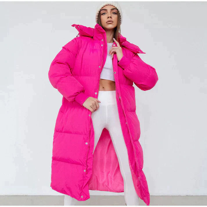 Luxe Hiver - Manteau long en laine épaisse et confortable