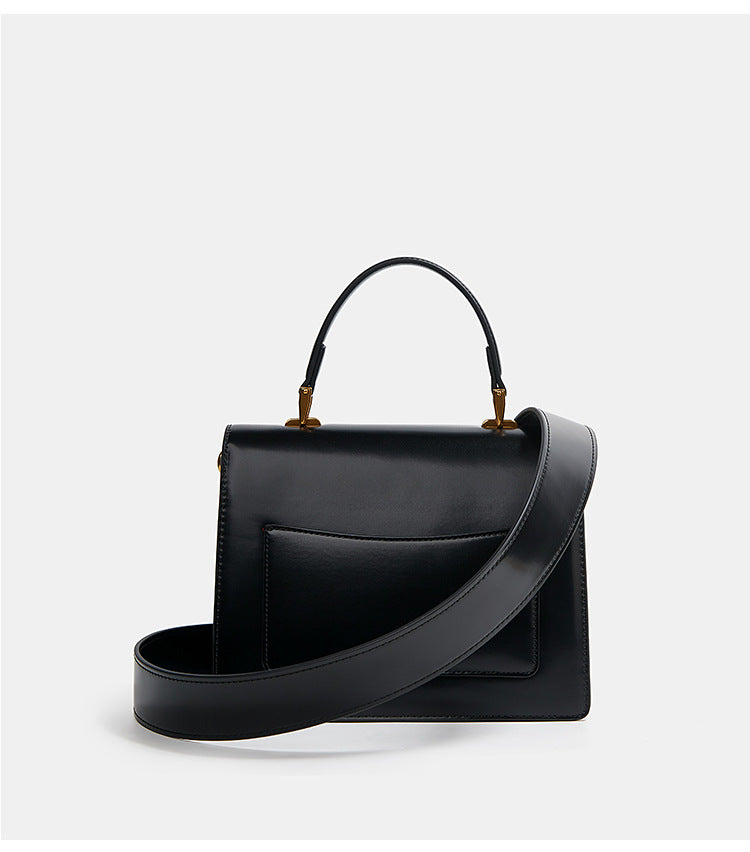 Sac à Bandoulière Vernis Noir Erin Élégance Suprême