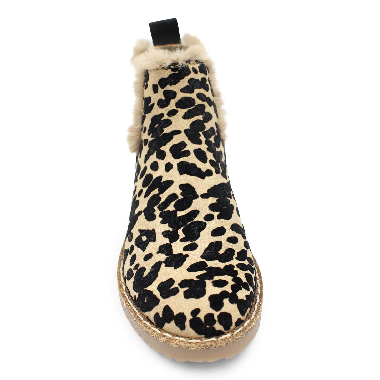 Luxeur - Bottines Chelsea Femme Imprimé Fauve élégant