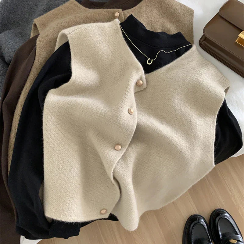 Olino - Cardigan en tricot élégant pour superpositions automnales