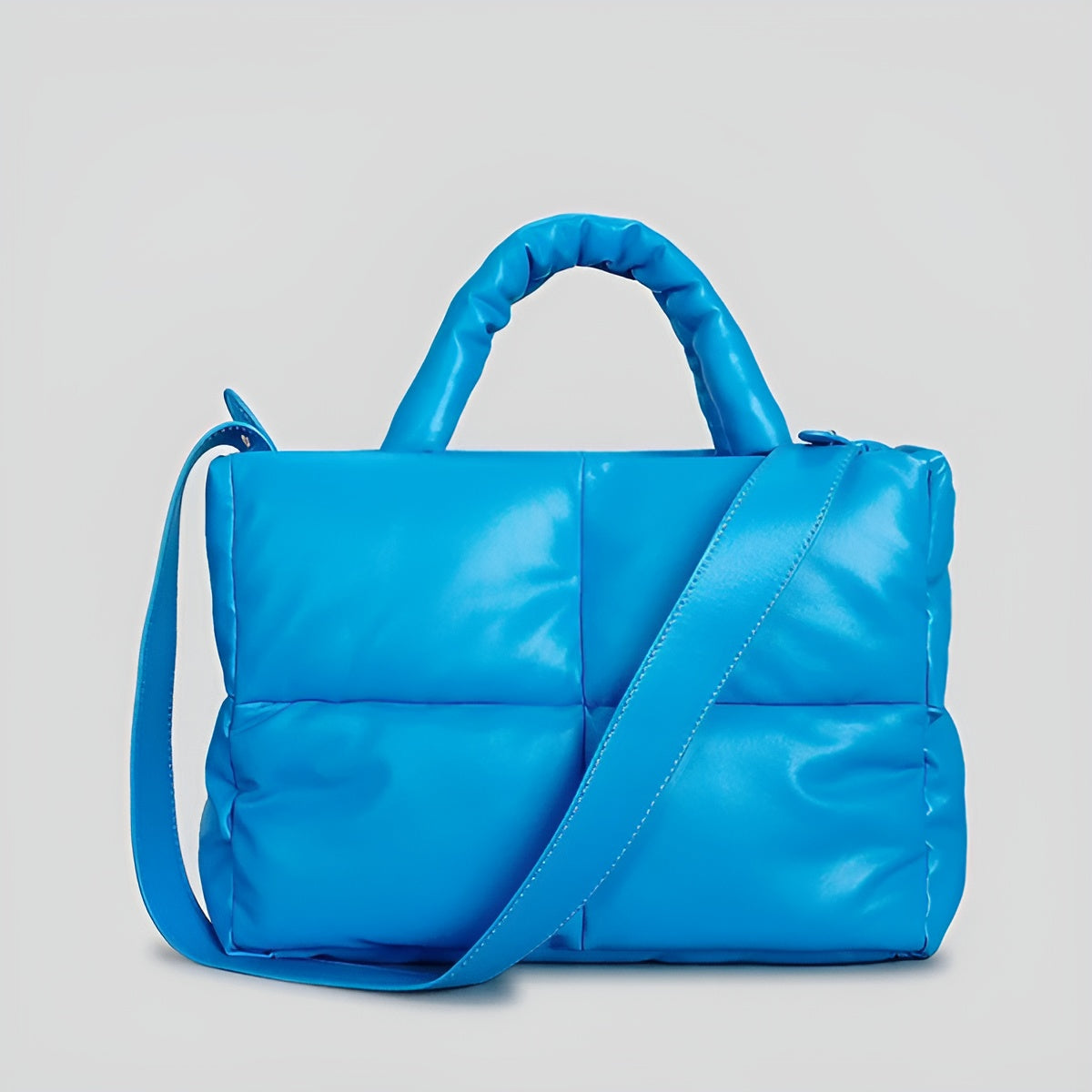 Sac Emily Élégant en Cuir Matelassé Multifonction avec Bandoulière Polyvalente