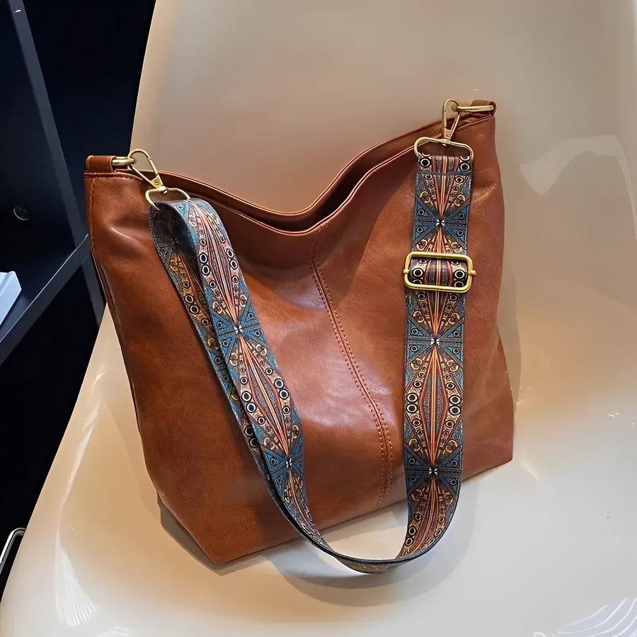 Sac en Bandoulière Élégance Suprême Marque Valora en Cuir Premium pour Femmes