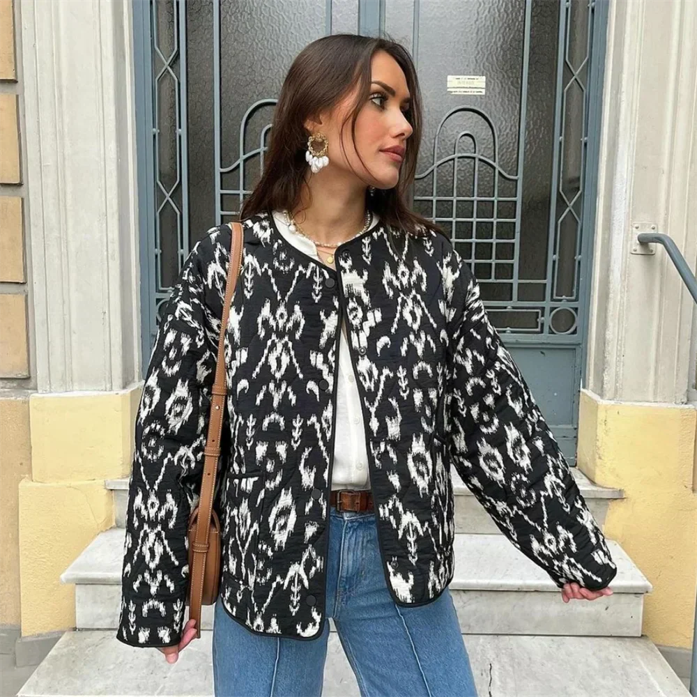 LuxeBelle - Veste courte matelassée polyvalente et élégante