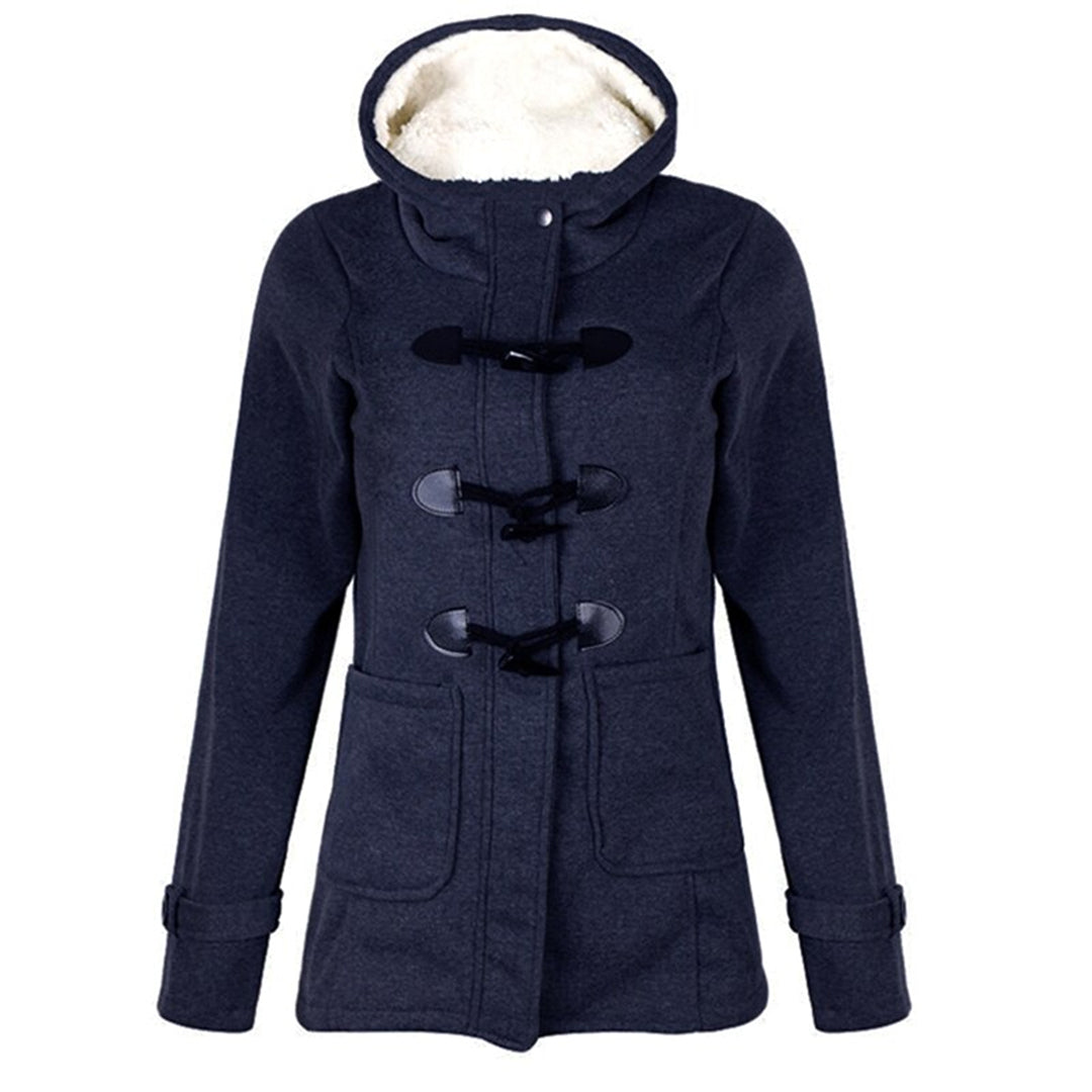 Manteau d'hiver longue durée à capuche pour femmes – Collection Élégance Nordique