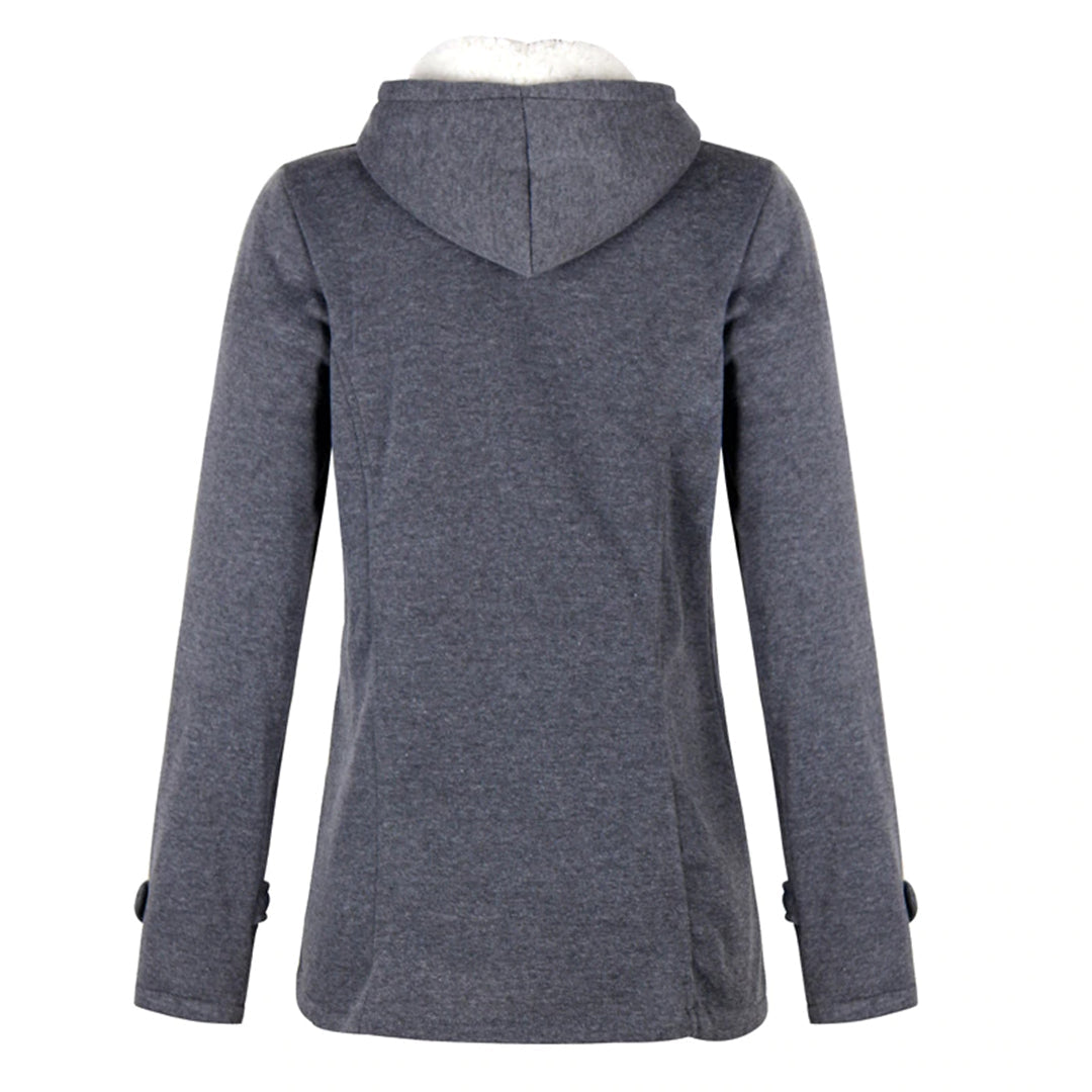 Manteau d'hiver longue durée à capuche pour femmes – Collection Élégance Nordique