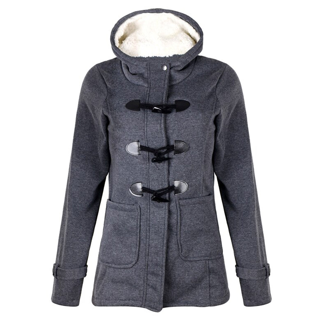 Manteau d'hiver longue durée à capuche pour femmes – Collection Élégance Nordique