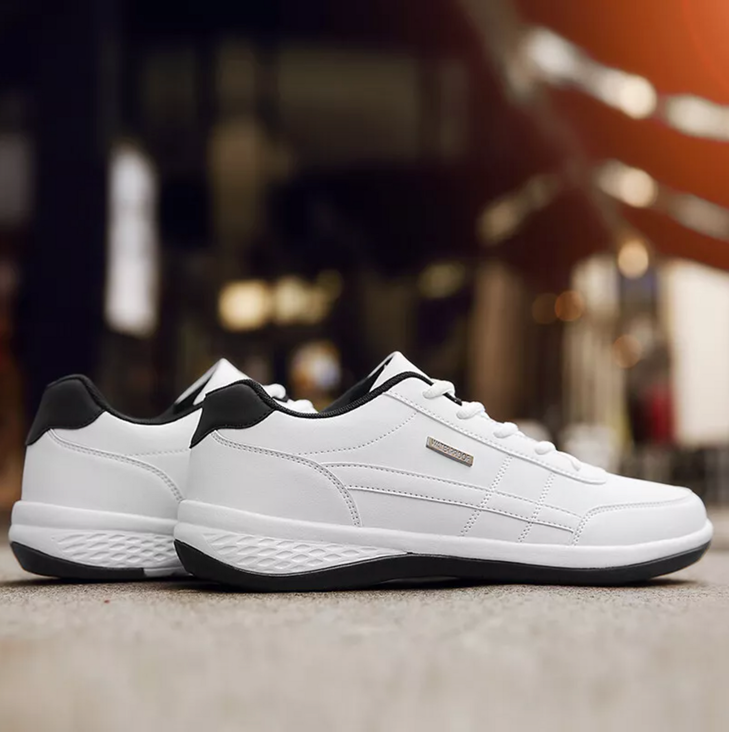 Luxe Homme - Baskets en Cuir Élégantes pour Hommes