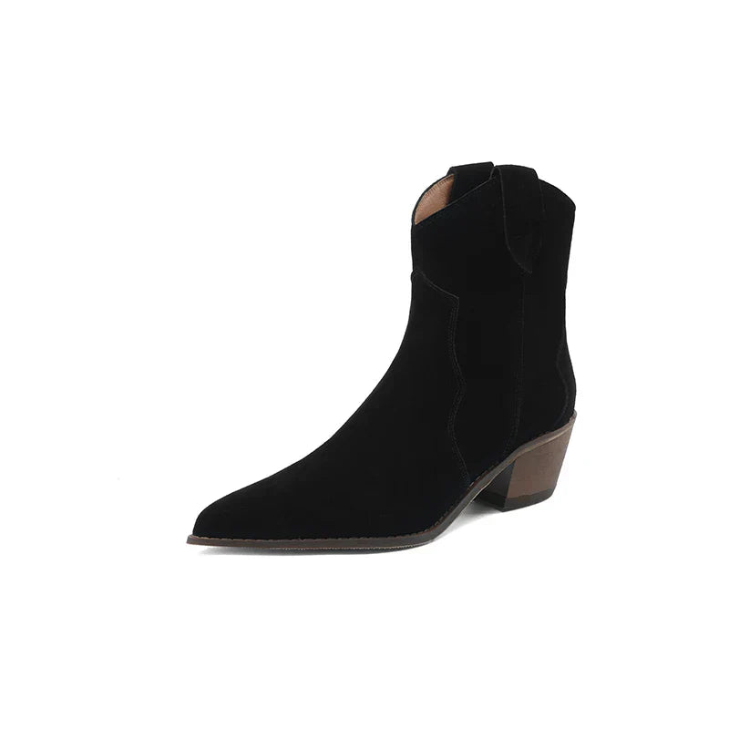 Luxeva - Bottines Élégantes Chelsea en Cuir Haut de Gamme