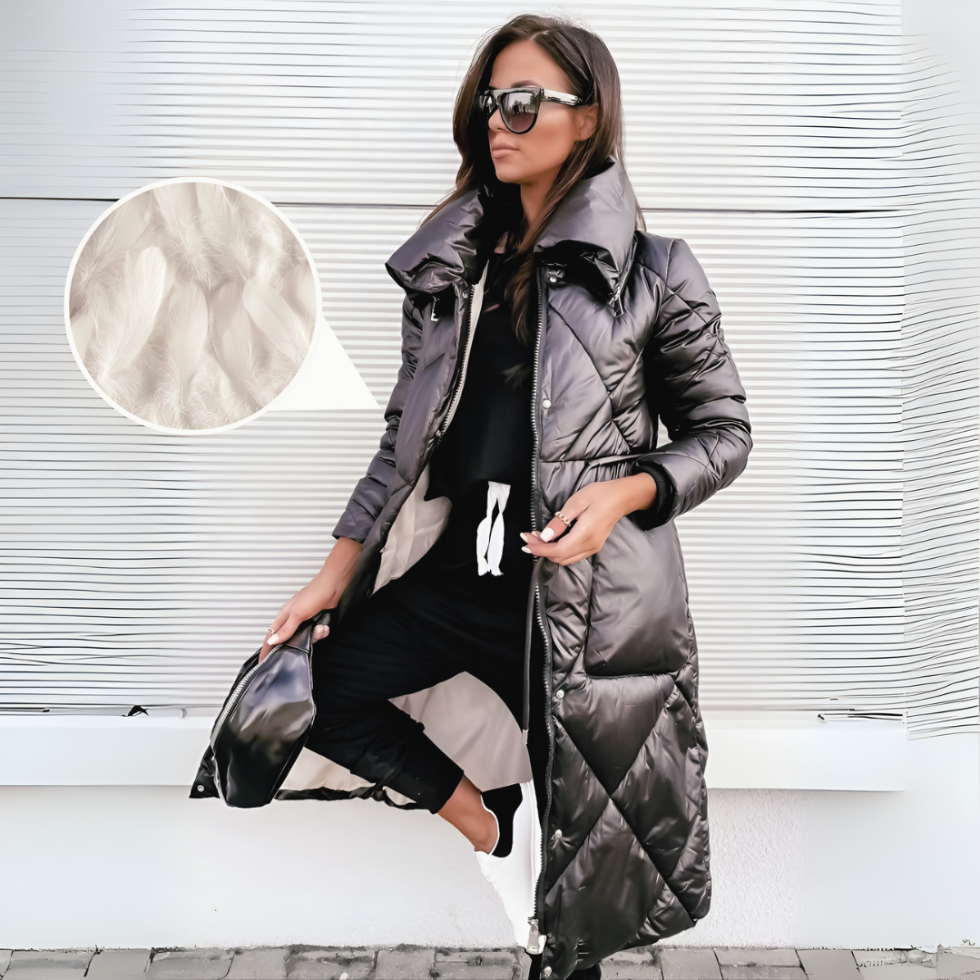 Parka d'hiver longue Isadora avec doublure chaude