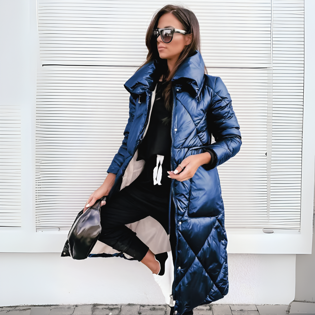 Parka d'hiver longue Isadora avec doublure chaude