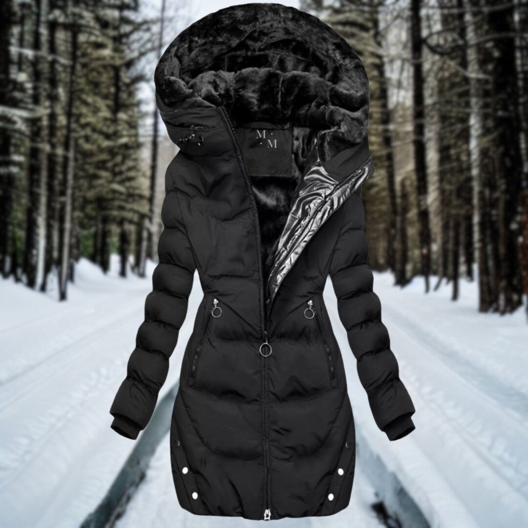 Manteau d'hiver élégant en laine pour femme par Liora