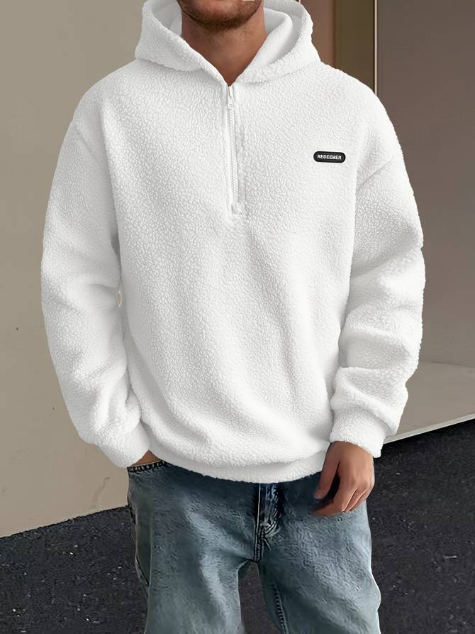 LuxeHood - Sweat-shirt en polaire avec capuche haut de gamme