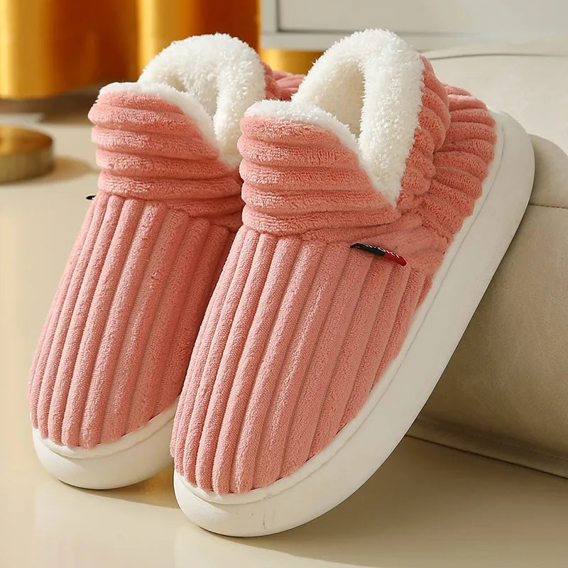 LuxeDouillet - Pantoufles en Peluche Ultra Confort pour Détente à Domicile