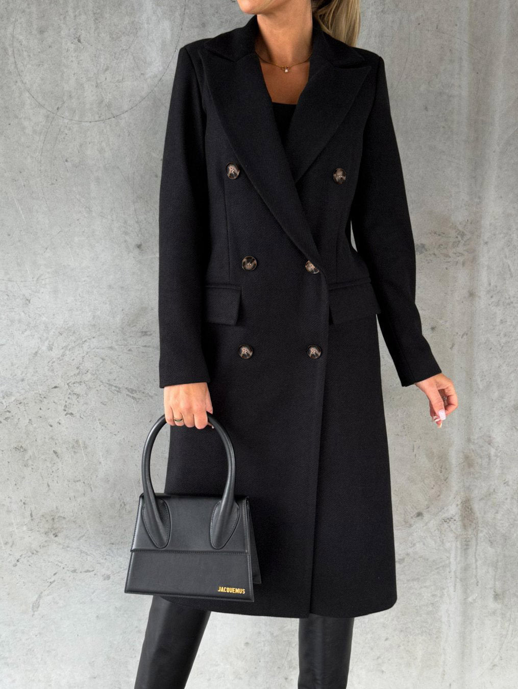 Leront - Manteau d'hiver trench-coat premium