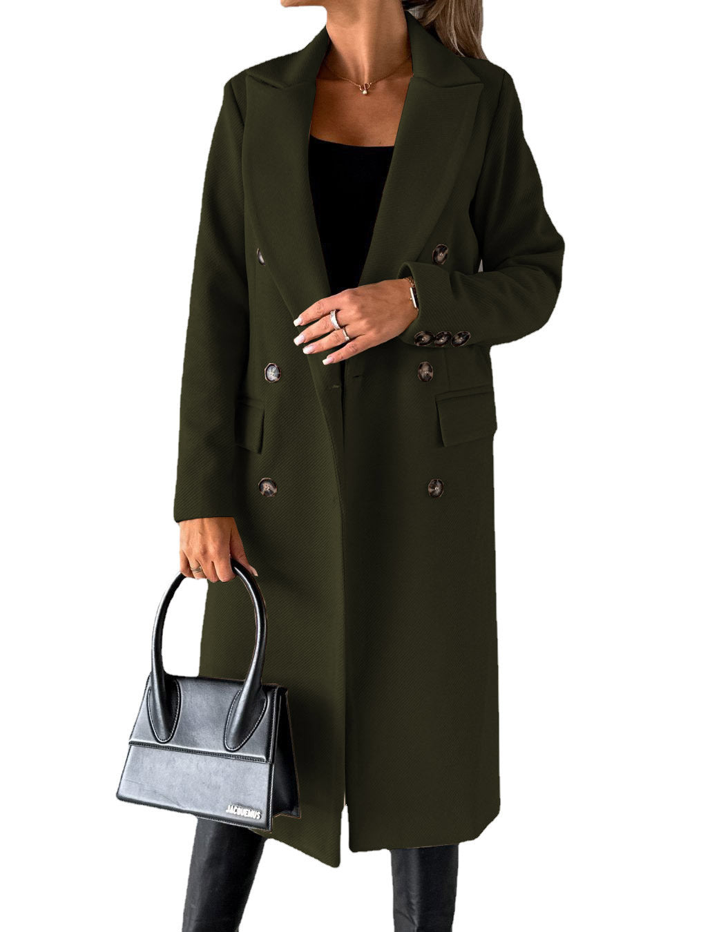 Leront - Manteau d'hiver trench-coat premium