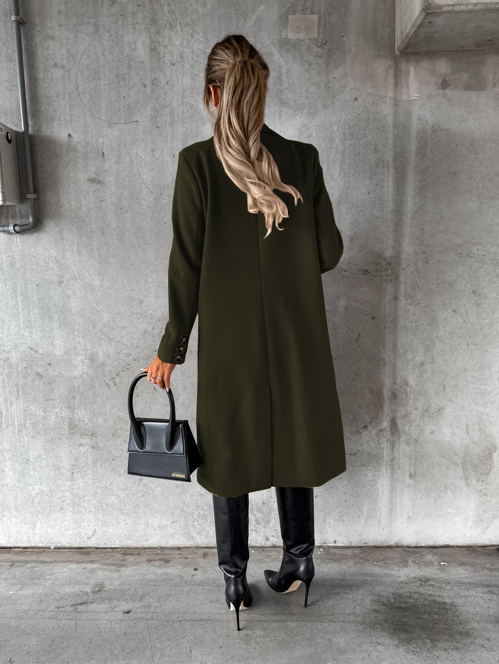 Leront - Manteau d'hiver trench-coat premium