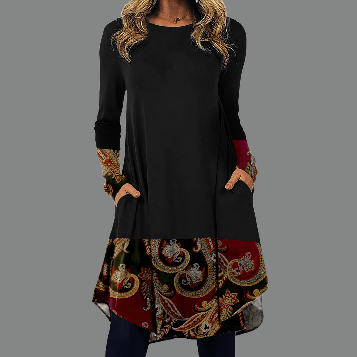 Luxe Évasion - Robe Bohème Élégante