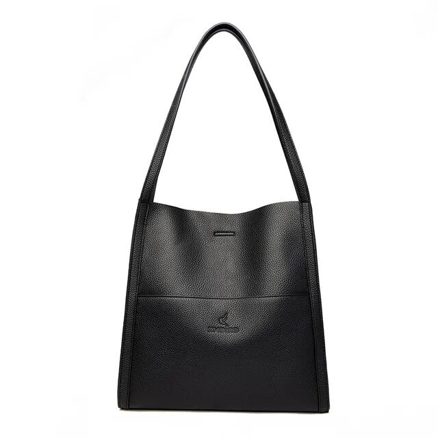 Luxe Moderne - Sac à bandoulière en cuir minimaliste haut de gamme