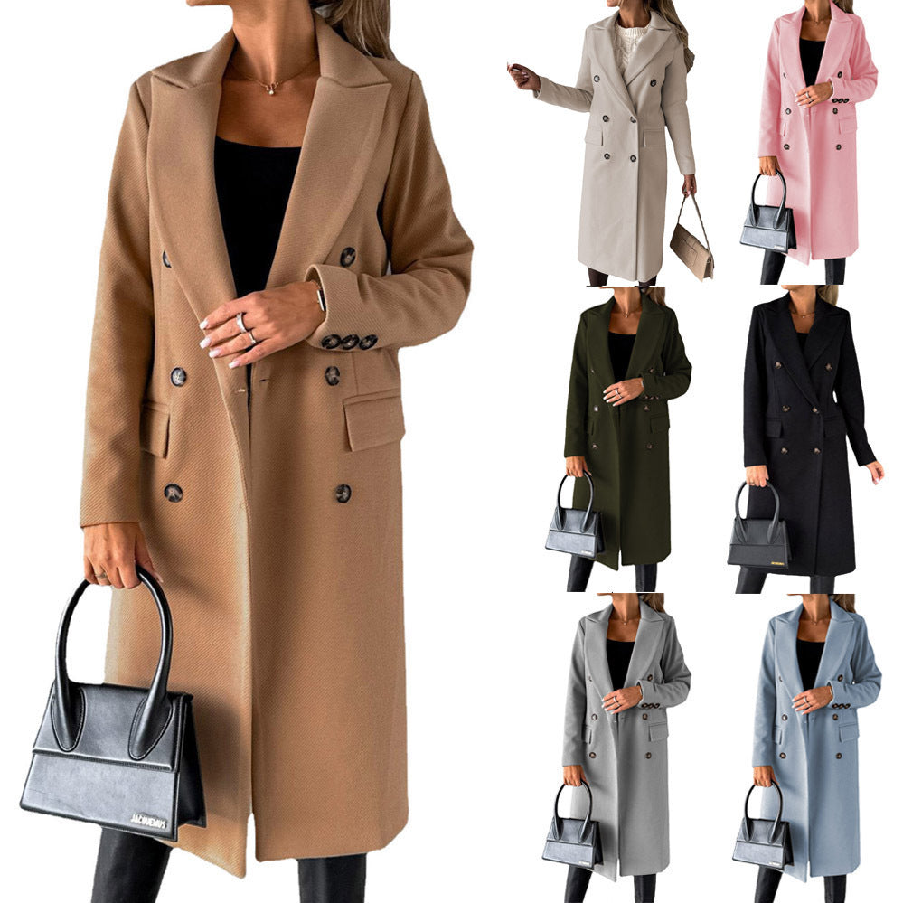 Leront - Manteau d'hiver trench-coat premium
