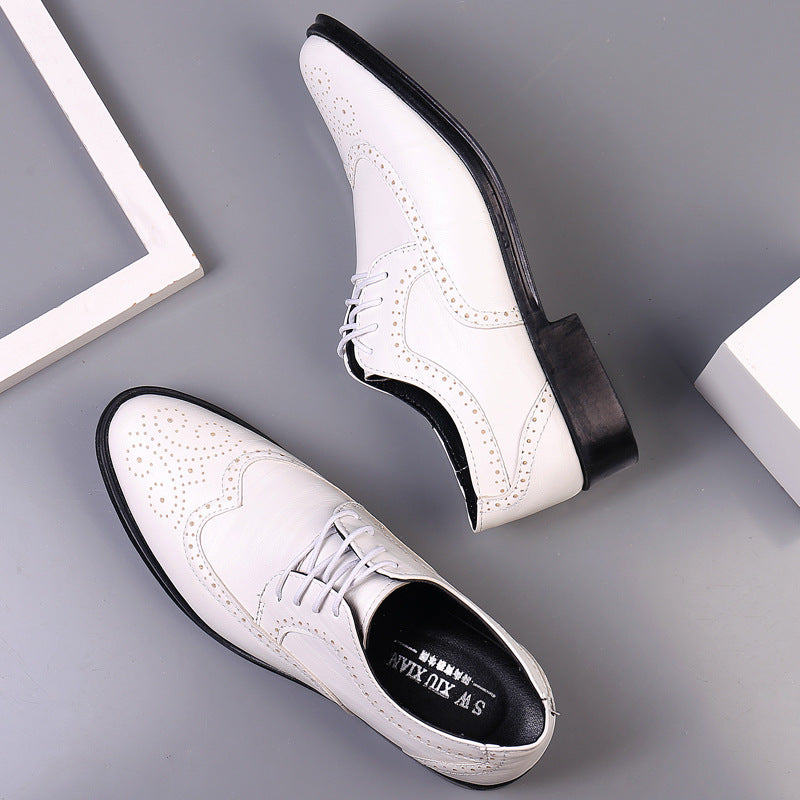 Lucien - Souliers en cuir véritable pour hommes