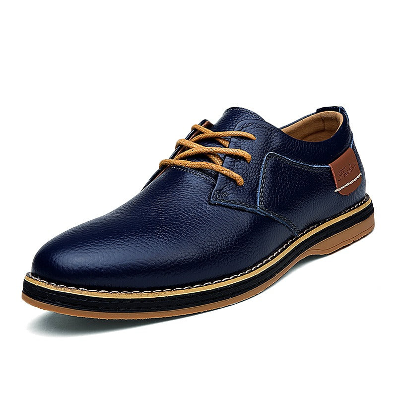 Luxe Urbain - Chaussures Oxford en cuir véritable pour homme
