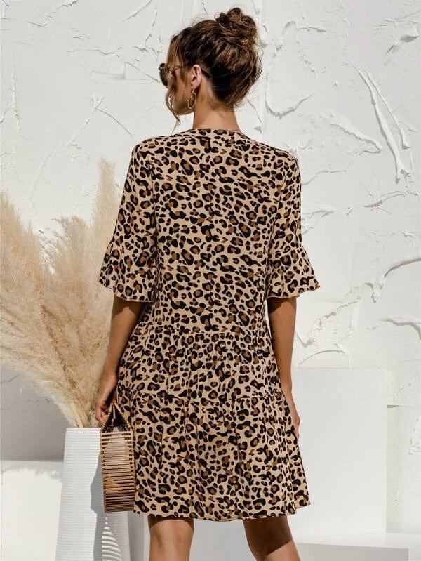 Robe Elégante Femme Imprimée à Motifs Distinctifs