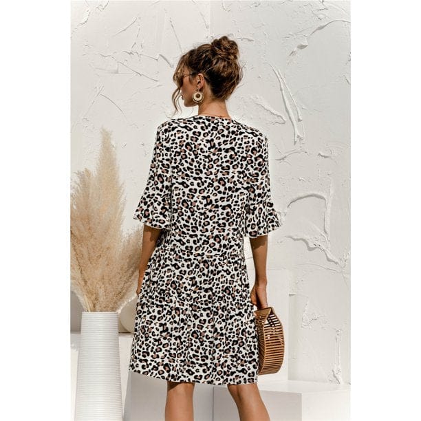 Robe Elégante Femme Imprimée à Motifs Distinctifs