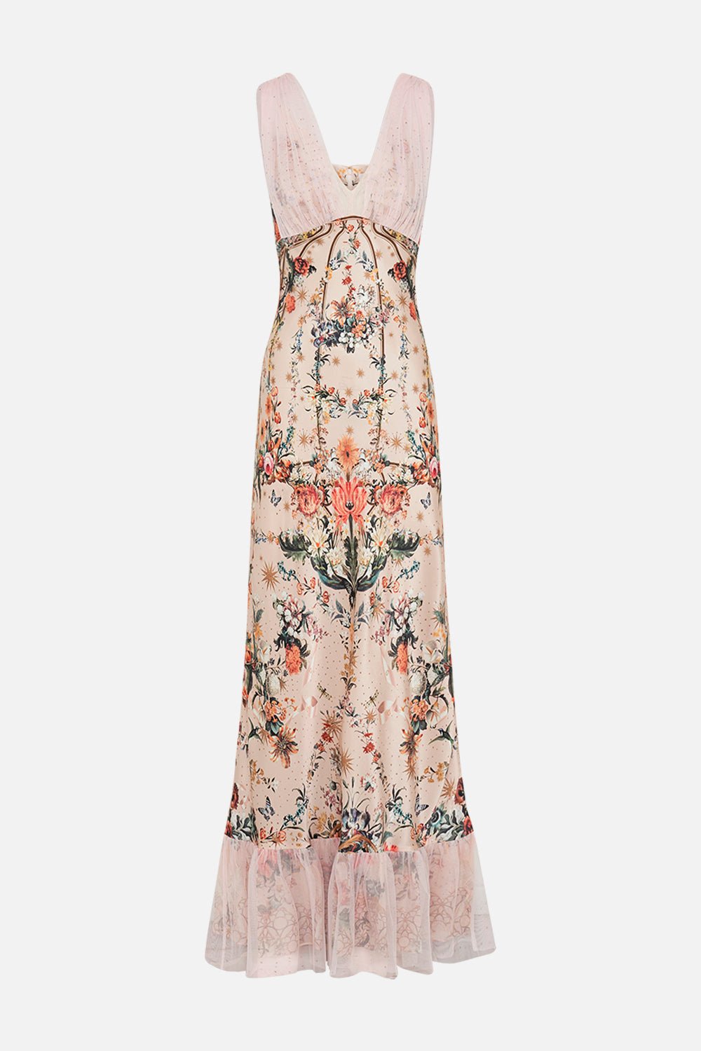 Ravissante Élégance - Robe Maxi à Décolleté en V
