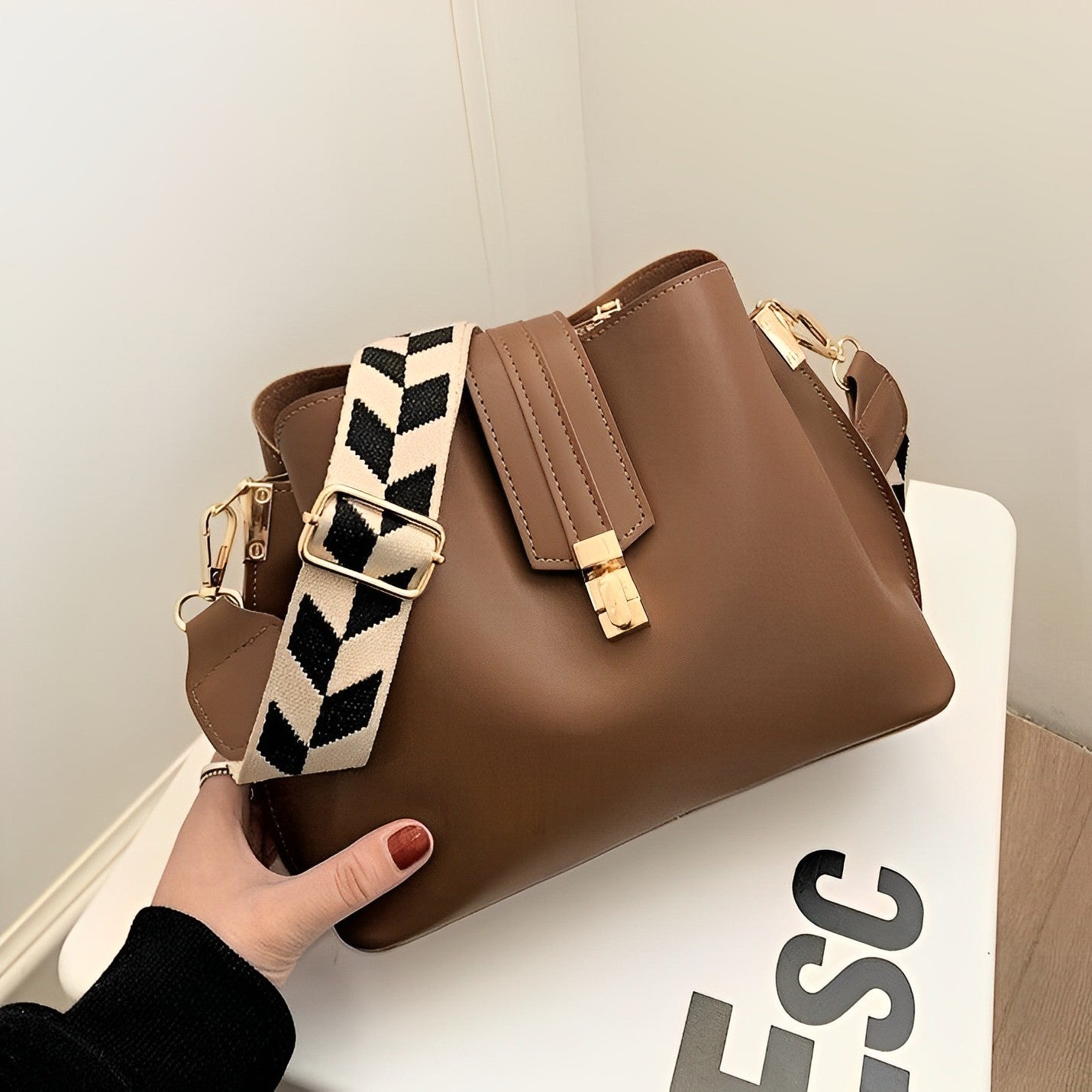 Sac en cuir Milan | Sac bandoulière en cuir véritable haut de gamme