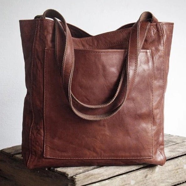 Sac à bandoulière en cuir véritable de luxe - Collection Élégance de Verona