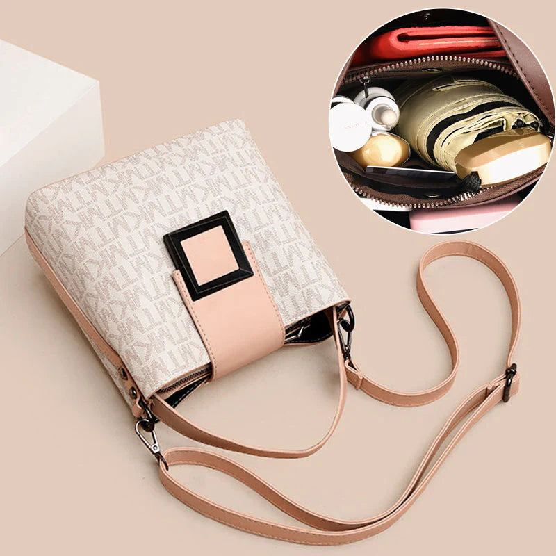 Sac seau élégant en toile avec motif artistique par L'Atelier Chic