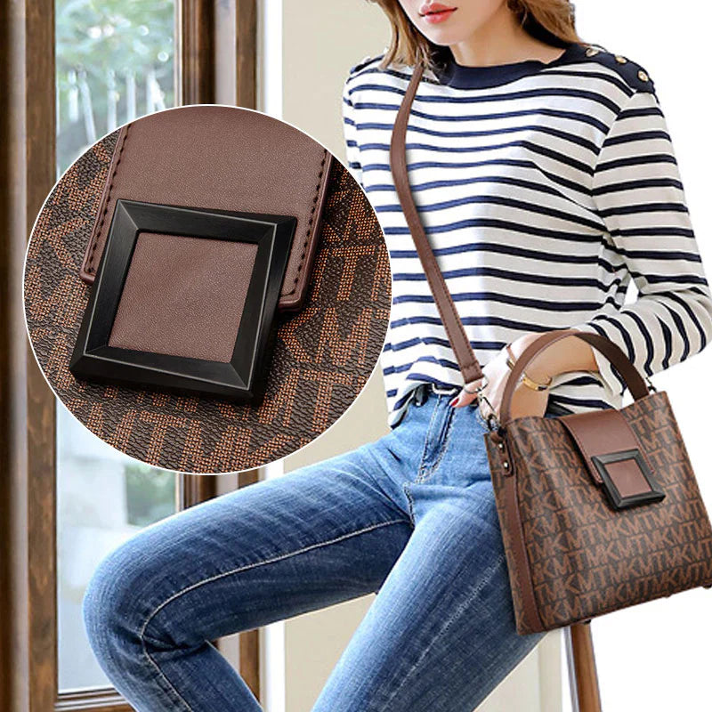 Sac seau élégant en toile avec motif artistique par L'Atelier Chic