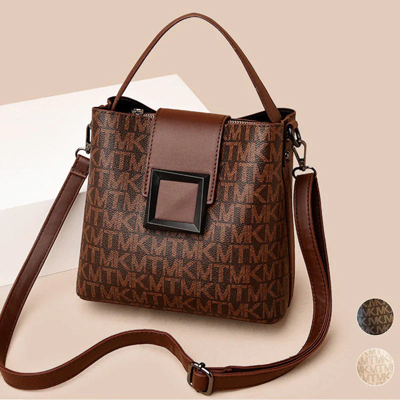 Sac seau élégant en toile avec motif artistique par L'Atelier Chic