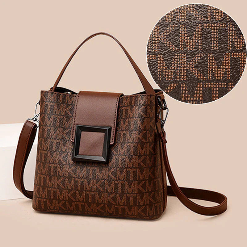Sac seau élégant en toile avec motif artistique par L'Atelier Chic