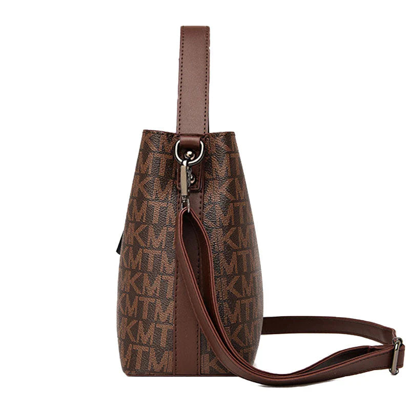 Sac seau élégant en toile avec motif artistique par L'Atelier Chic