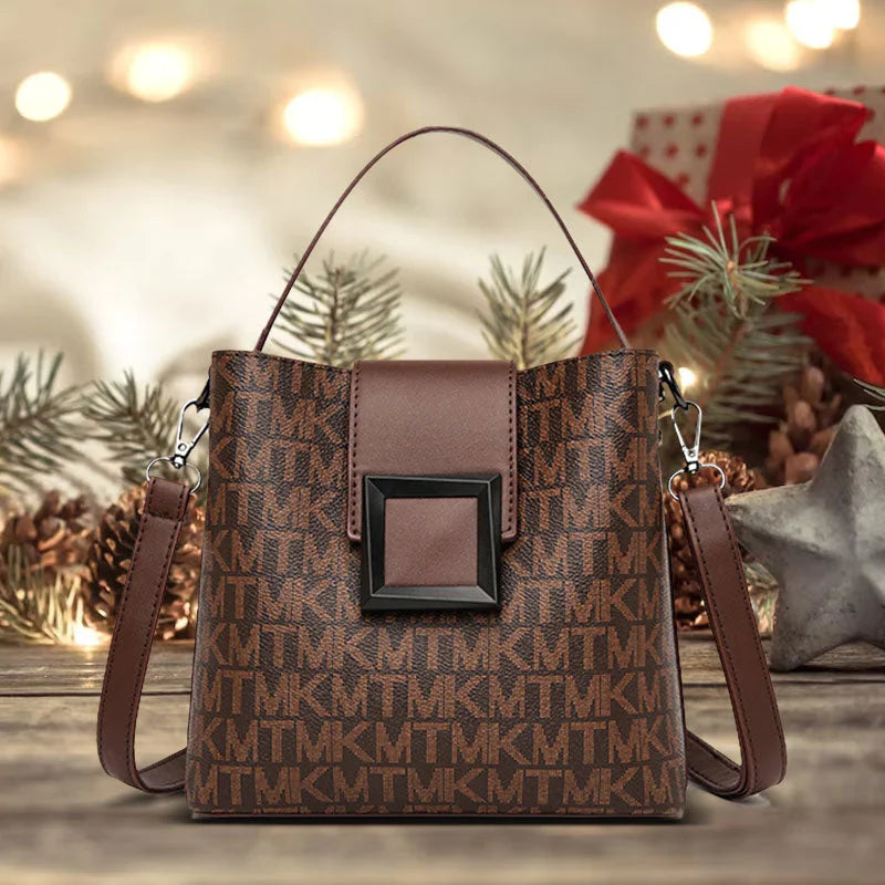Sac seau élégant en toile avec motif artistique par L'Atelier Chic