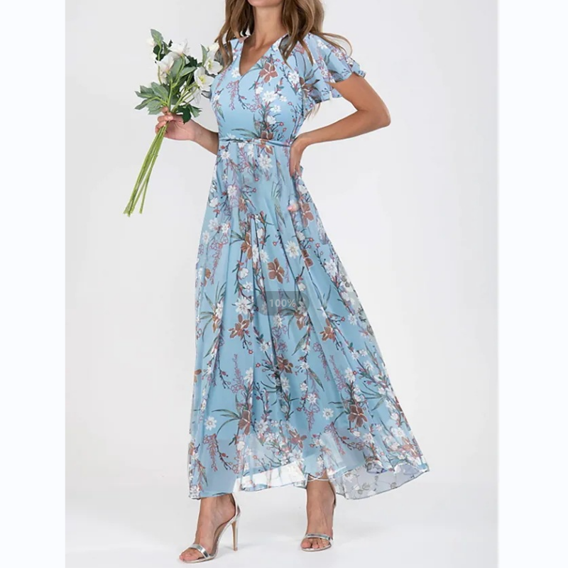 Robe Soleil Élégance – Robe d'été chic et raffinée