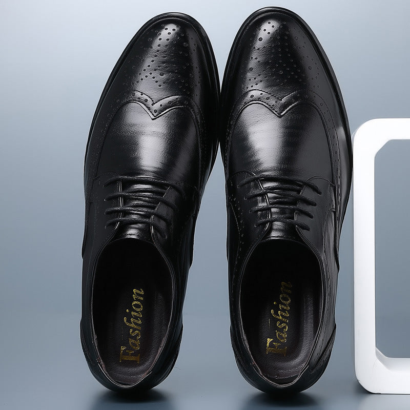 Lucien - Souliers en cuir véritable pour hommes